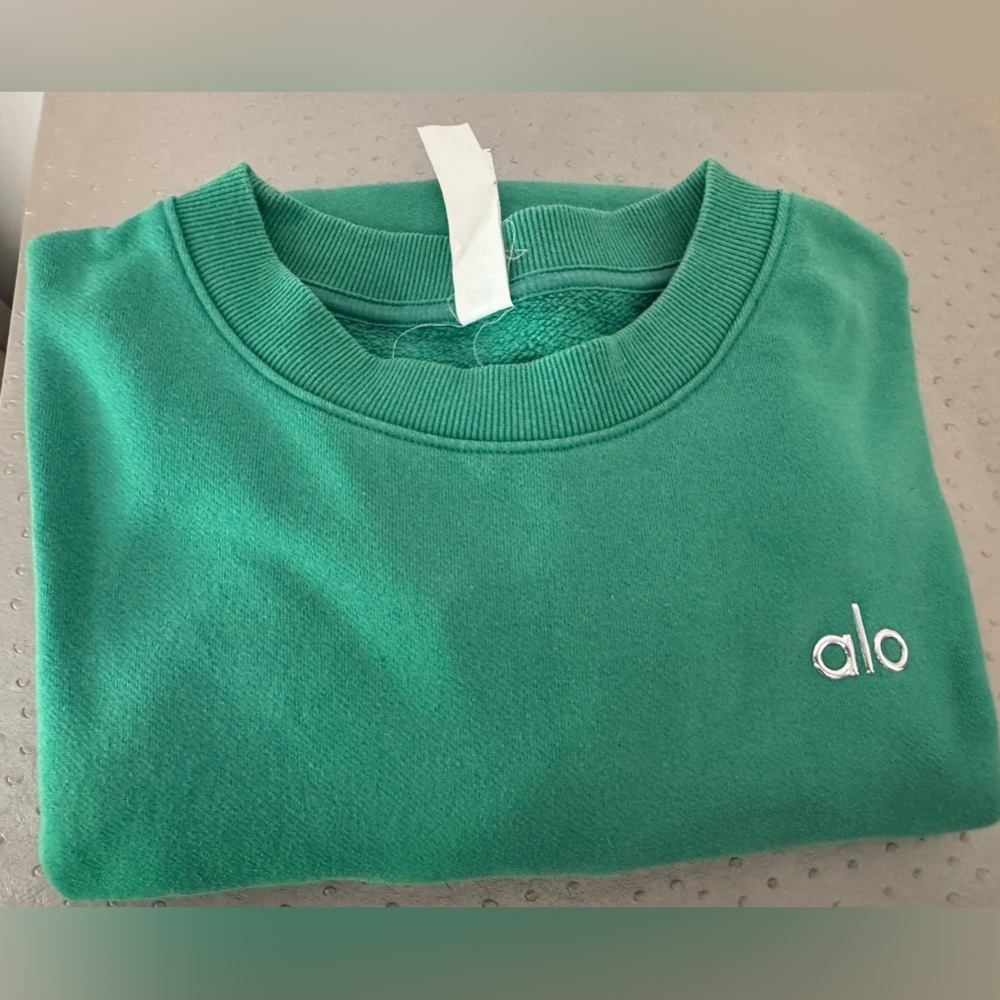 ALO Yoga Teal Pullover